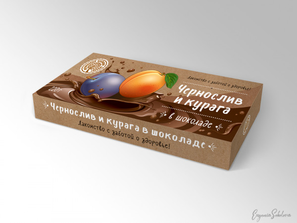 №2 Чернослив и курага в шоколаде, 220г в Павлове