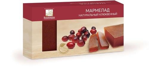 №2 Мармелад пластовый 210г клюквенный в Павлове