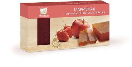 №2 Мармелад пластовый 210г Яблоко-Клубника в Павлове