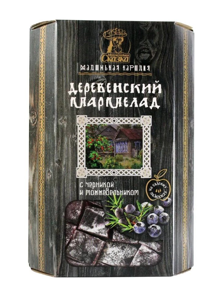  Мармелад деревенский "С черникой и можжевельником" 300г в Павлове